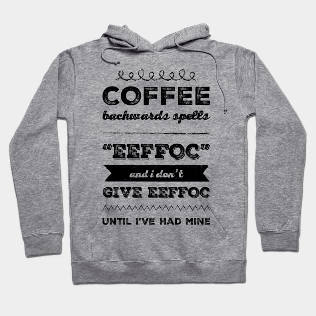 I Don't Give Eeffoc Hoodie by rewordedstudios